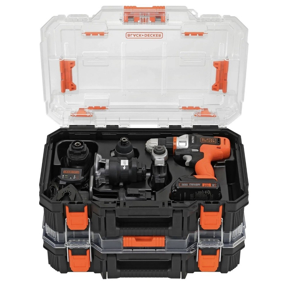 BLACK+DECKER MATRIX™ 20V MAX* Power Tool Kit - BDCDMT1212KITC1 NEW