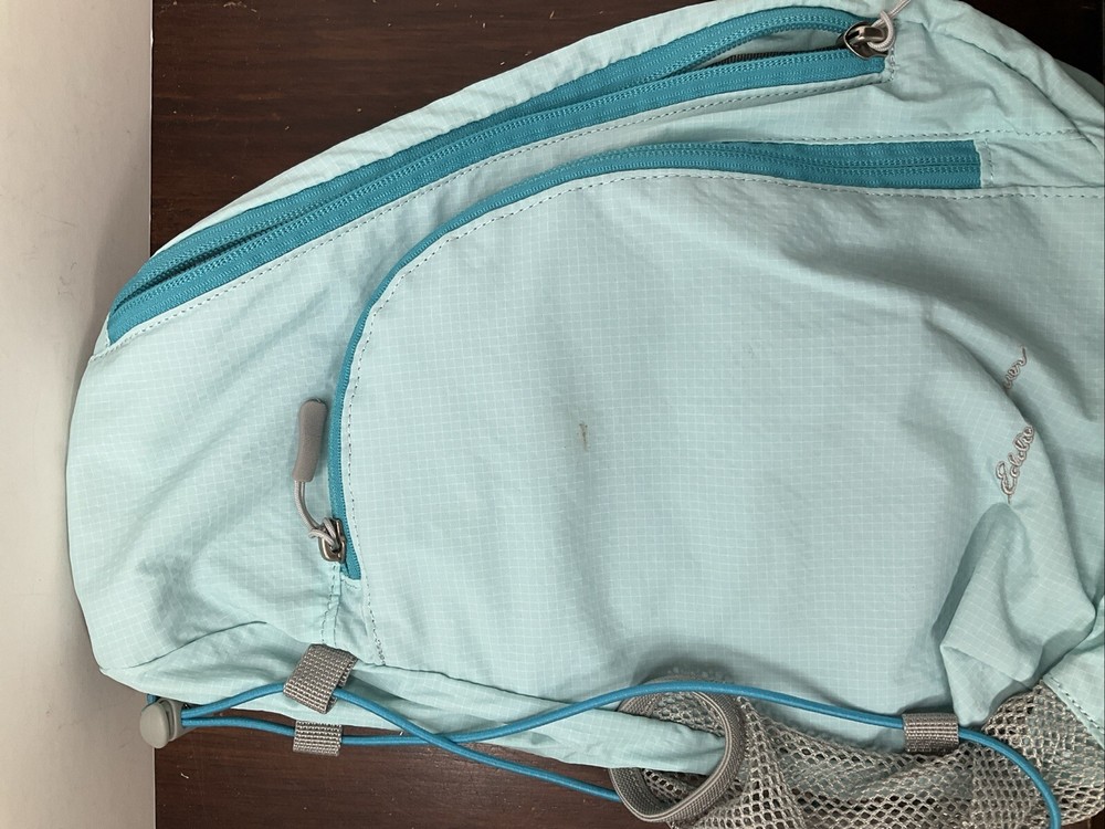 Eddie Bauer Blue Sling Backpack, Adjustable Strap Multiple Pockets