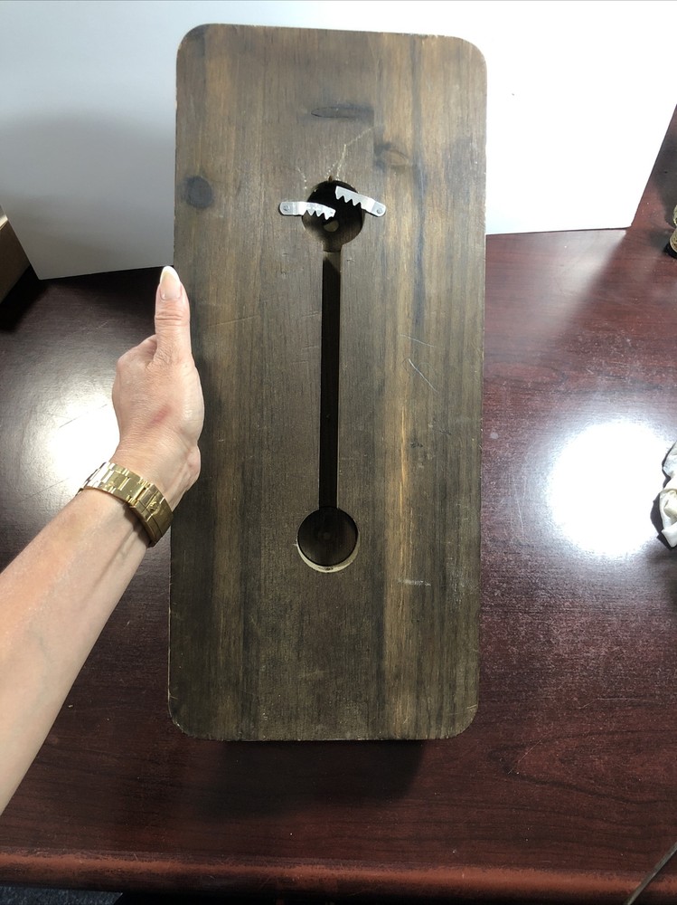 Vintage /antique Salem ship bell double clock Wall Mount
