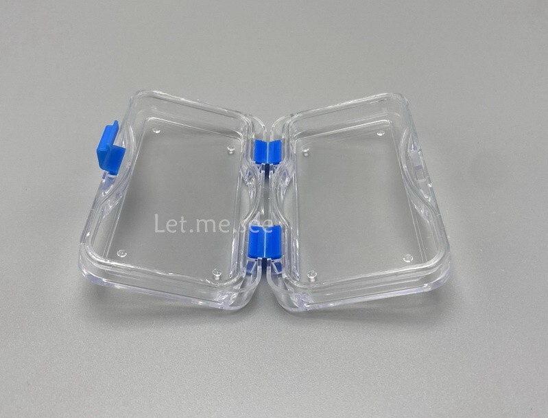 50X Denture False Membrane Case Container Hinged Display Box Jewelry Retainer