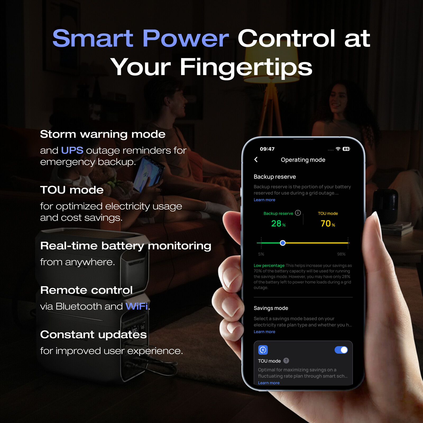 EcoFlow DELTA 3 Plus 1024Wh Portable Power Station+220W Solar Panel Refurbished