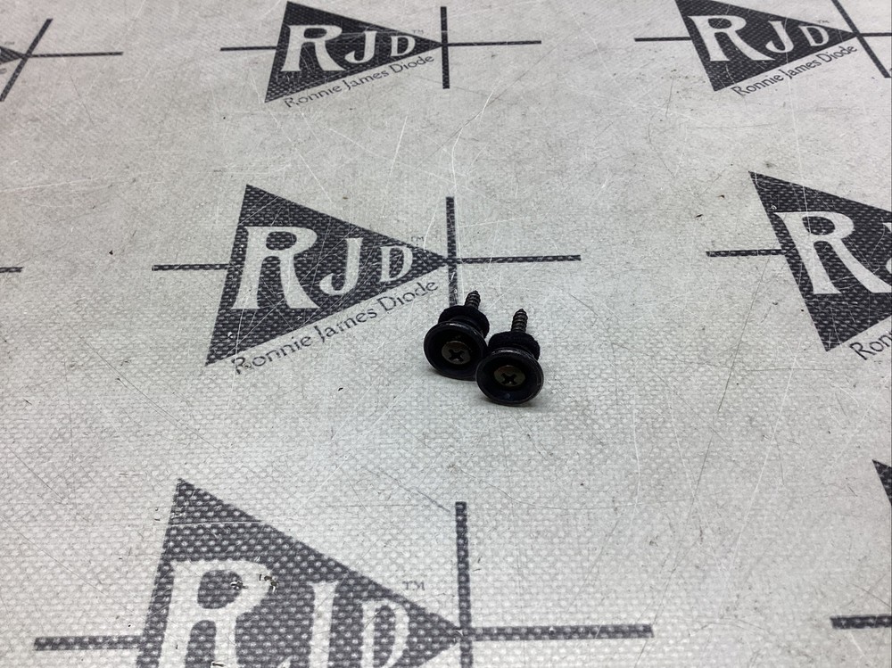 Jackson Charvel Black Oversized Guitar Strap Buttons