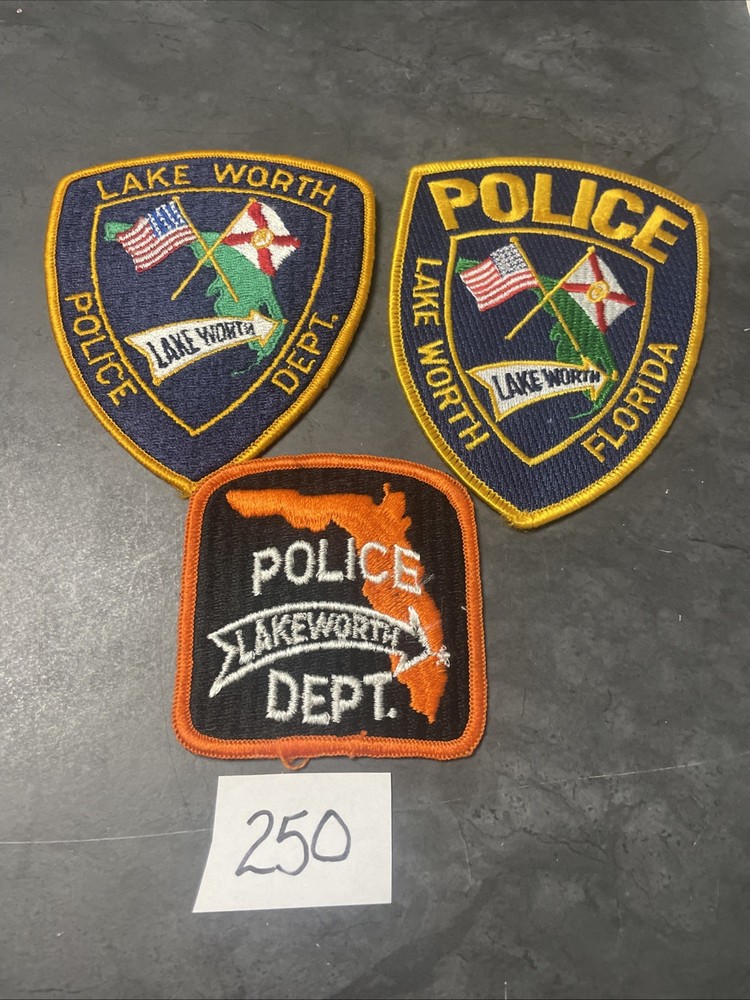 Lake Worth FL Police Patch -250