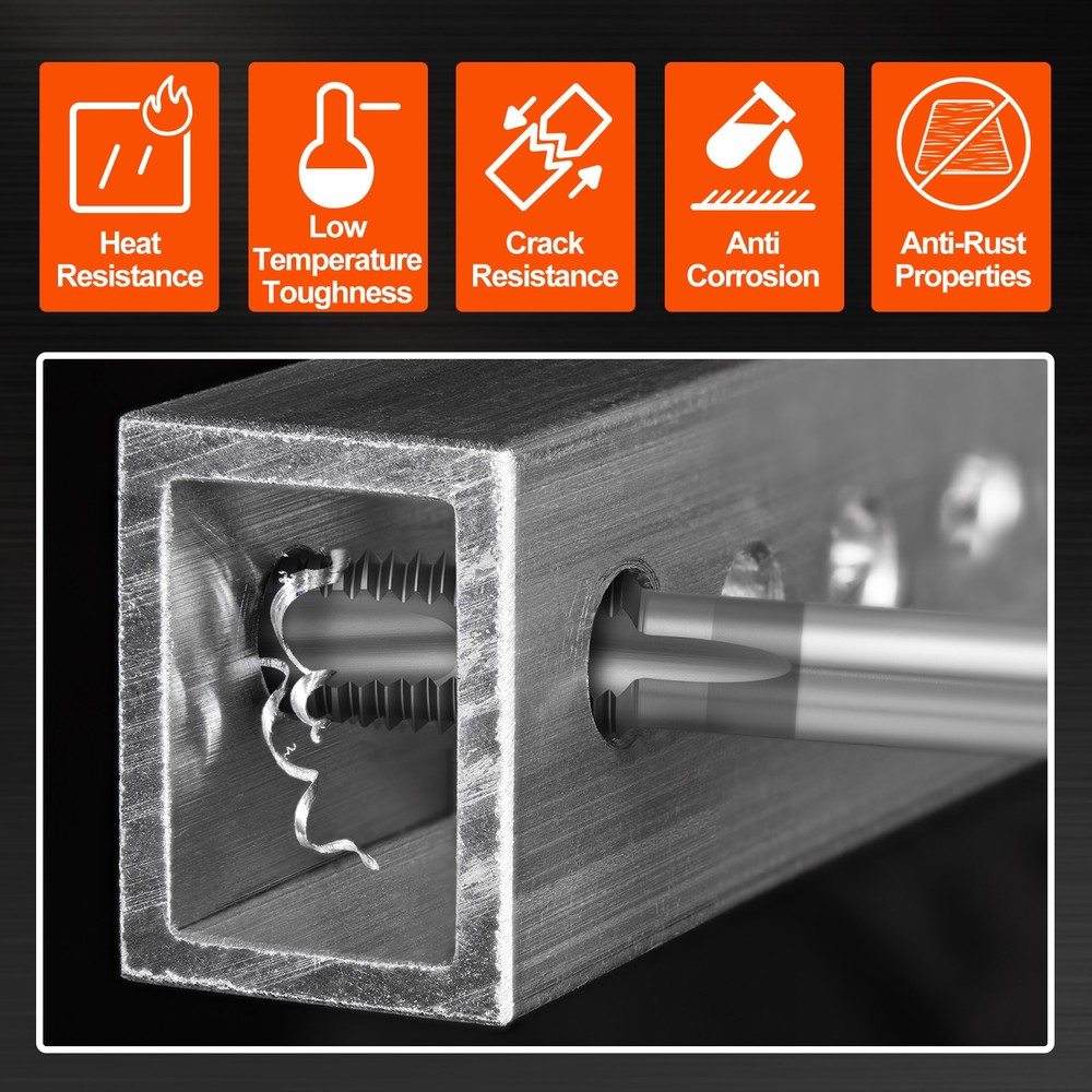 10-32 UNF Spiral Point Plug Threading Tap TICN Screw Tapping