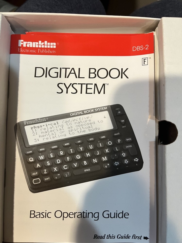 franklin Digital book system, used, with Merck Manual