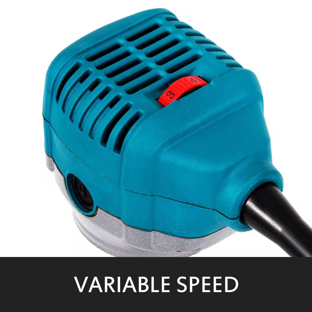Compact Router 1.25HP 7 Amp with Fixed Base Tilt Base Plunge Base Variable Speed