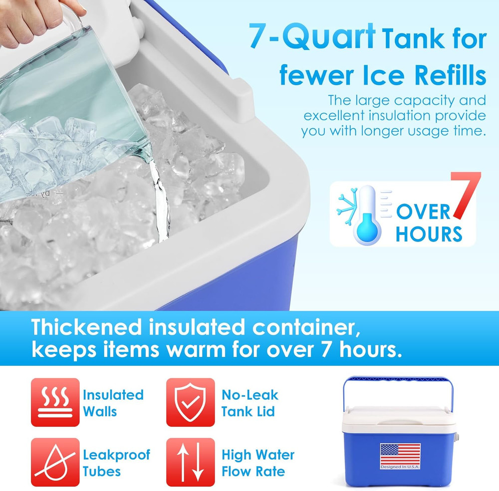 Cold Therapy Machine System with Programmable Timer, Ice Machine for Shoulder af
