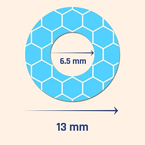 2000 Pack, Hole Reinforcement Stickers Labels - 0.25", 20 Assorted Designs