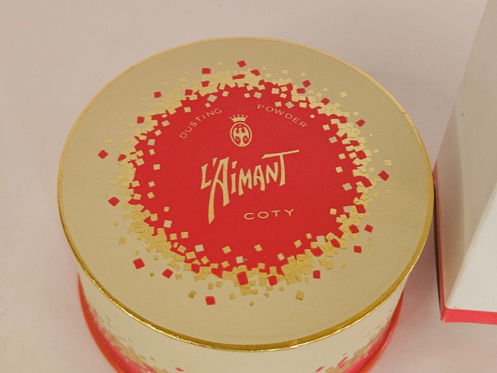 Vintage Coty L'Aimant Dusting Powder Vanity