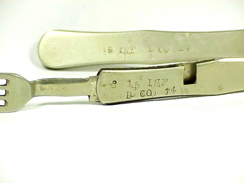 W.W. 1 Folding FORK & SPOON