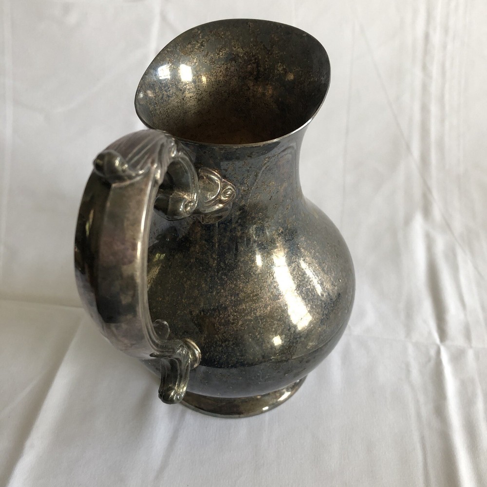 Antique Gorham Silver Plate 8" Pitcher YC487 Colonial