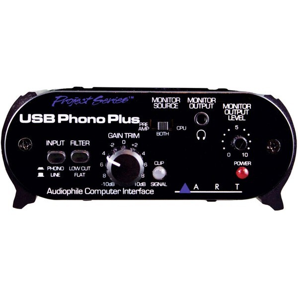 ART USB Phono Plus Project Series Phono Preamp with USB Interface