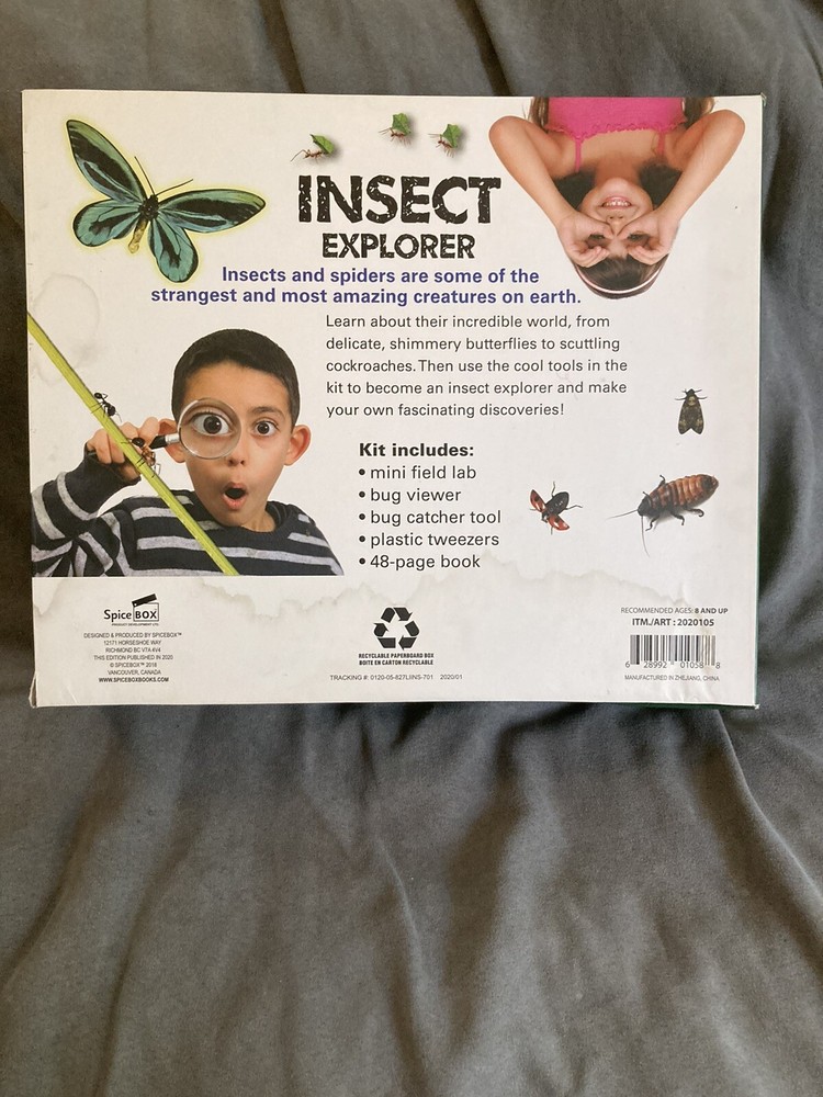STEM Spice Box Insect Explorer Kit Bug Catcher Mini Field Lab & Book