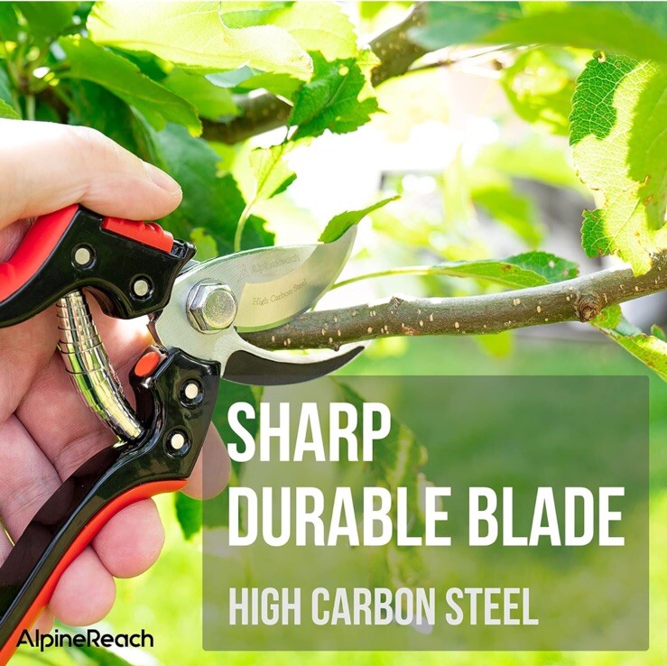 AlpineReach Professional Bypass Pruning Shears AR-PS2001 - NEW
