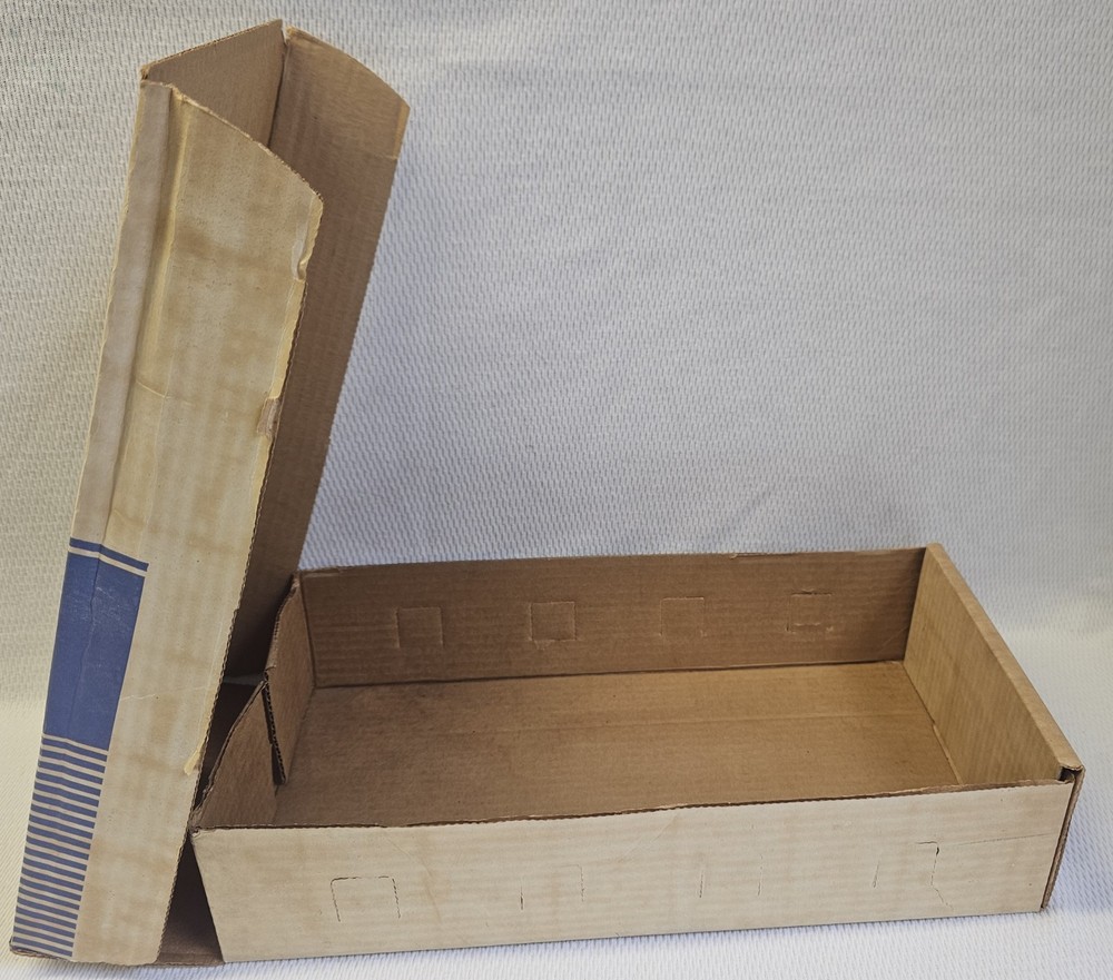 Rare Vintage 1960s IBM Data Processing QC Punch Card Computer Ephemera Box Only