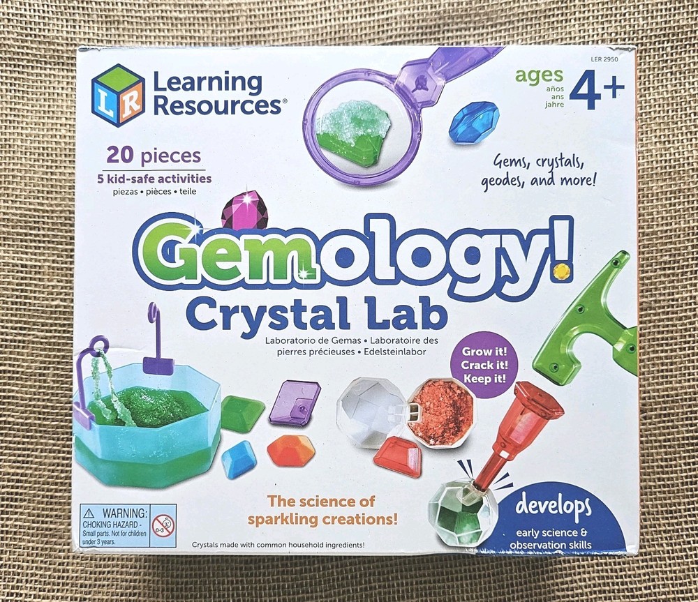Learning Resources Gemology Crystal Lab Science Kit