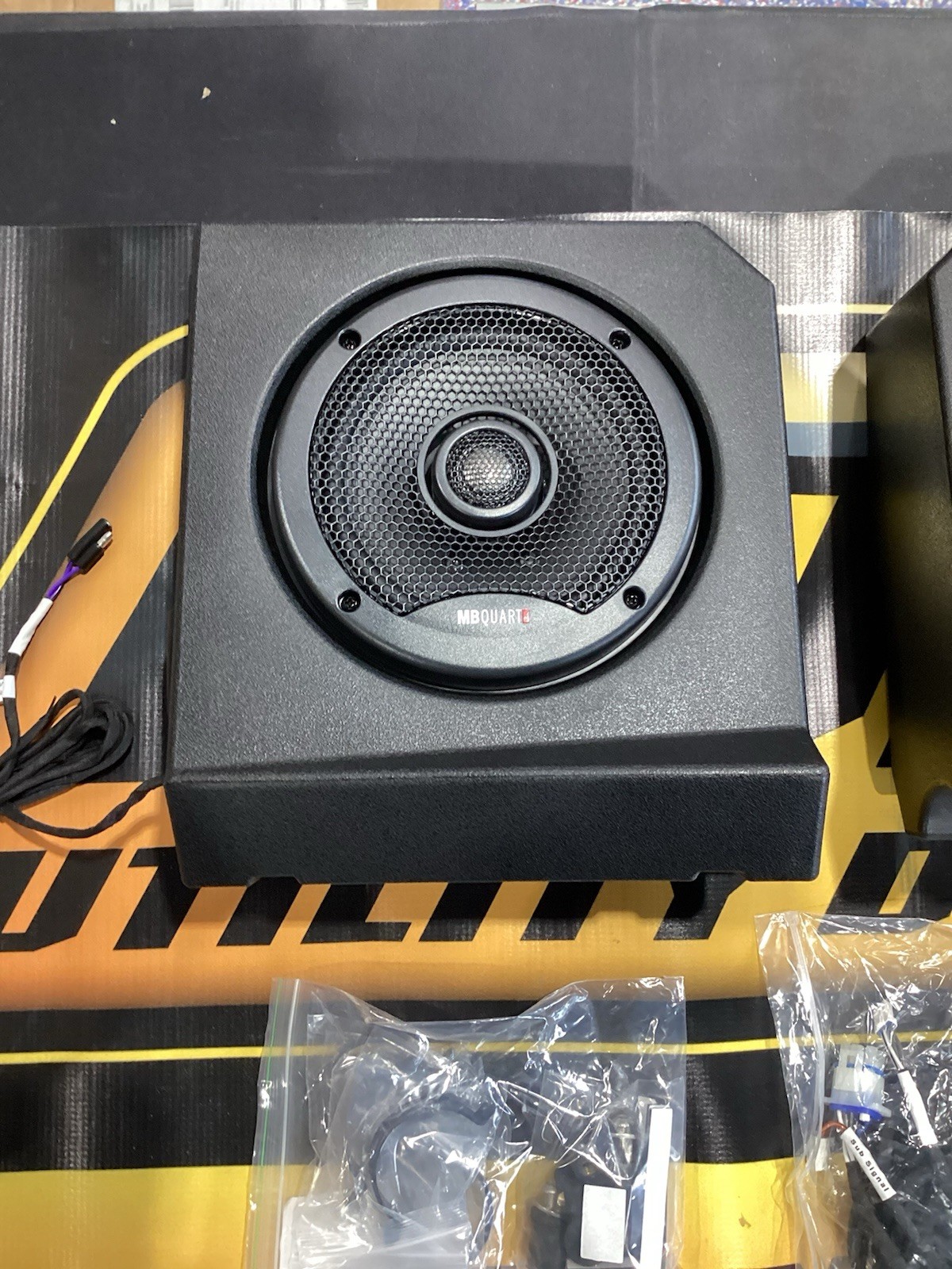 MB Quart 6.5” Coaxial Speakers (Pair) With Enclosures For CF Moto Uforce 1000