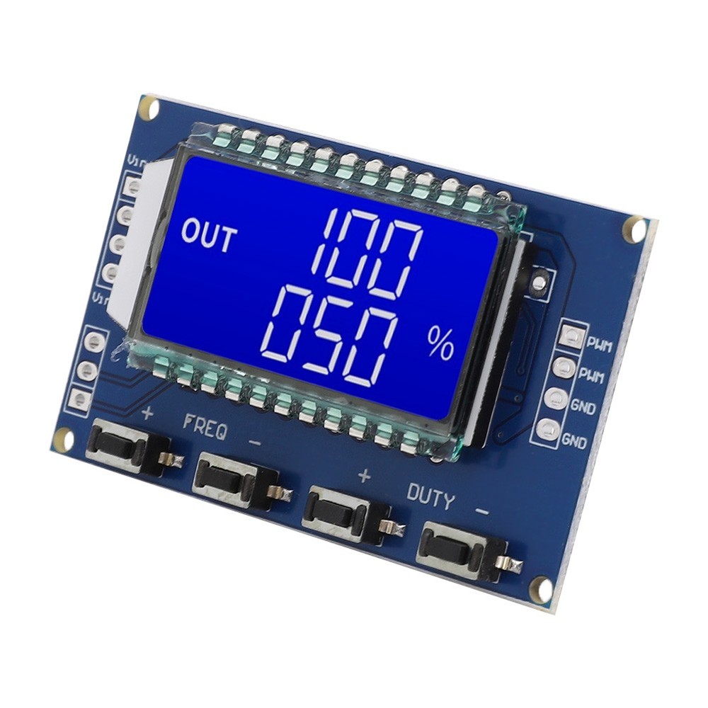 Blue Square Wave Signal Generator PWM Board Module Pulse Frequency Duty Cycle Ad