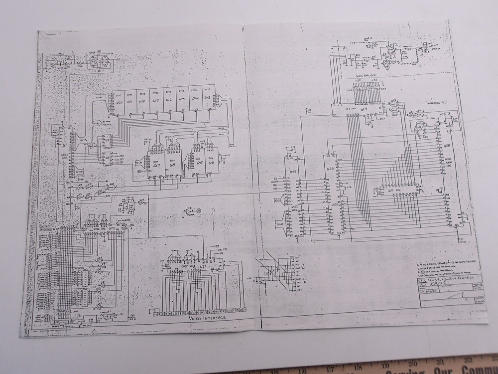 Game Plan- Kaos- Instruction & Service Manual + Schematics