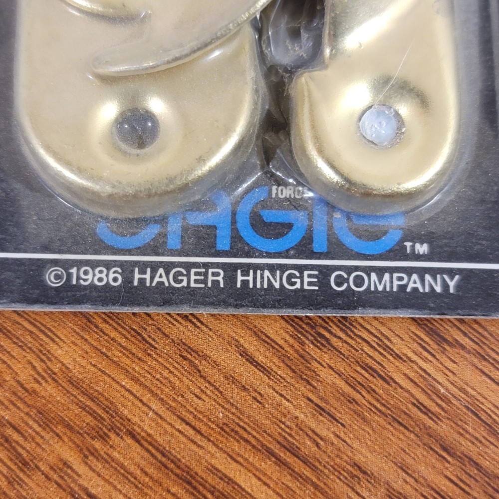 Vintage Brass Window Lock 1986 HAGER