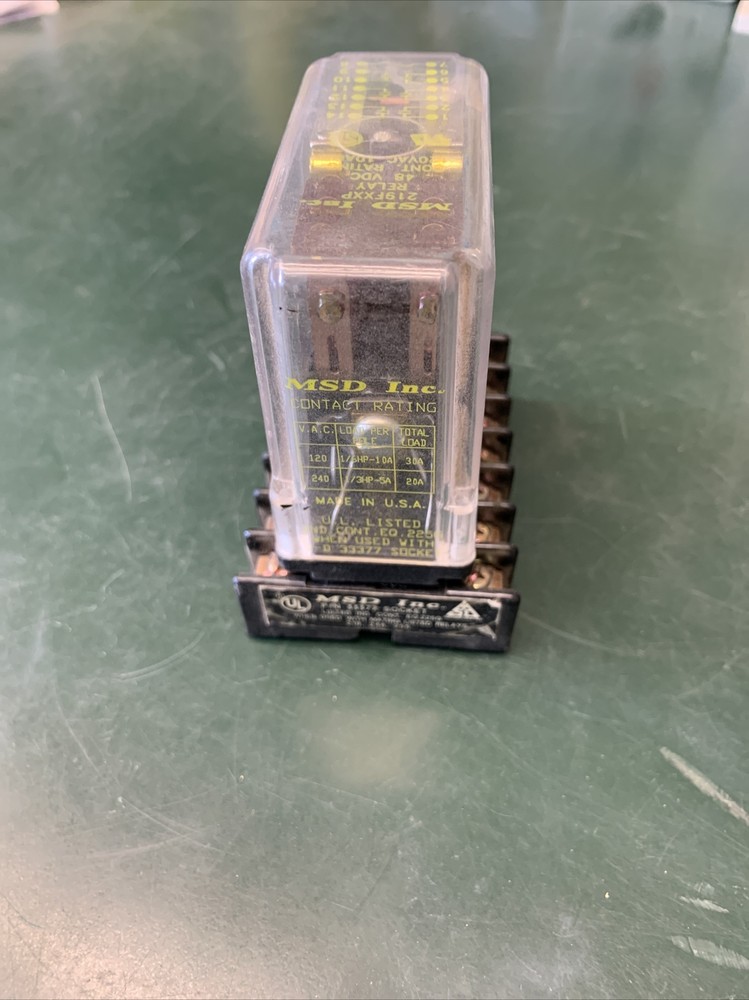 MSD Inc. - Model #219FXXP - Relay