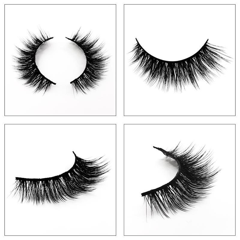 G503 Long & Wispy False Eyelashes 3D Volume, Reusable, Perfect for Dramatic 5pcs