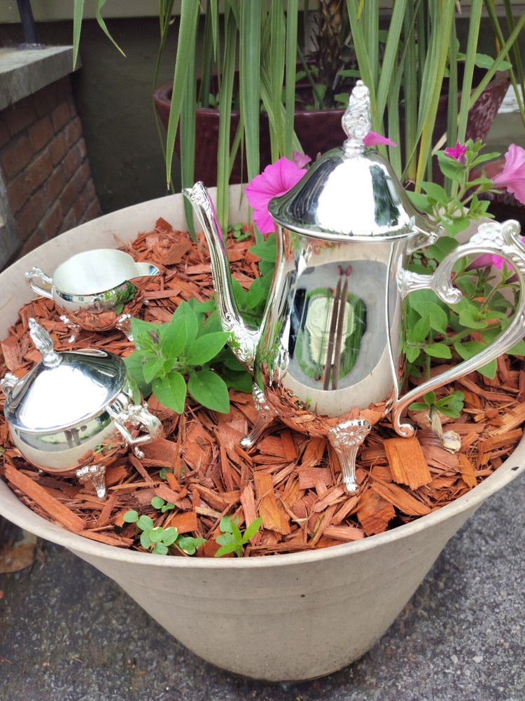 Paul Revere Silversmiths Silver Plated 4 piece Coffee