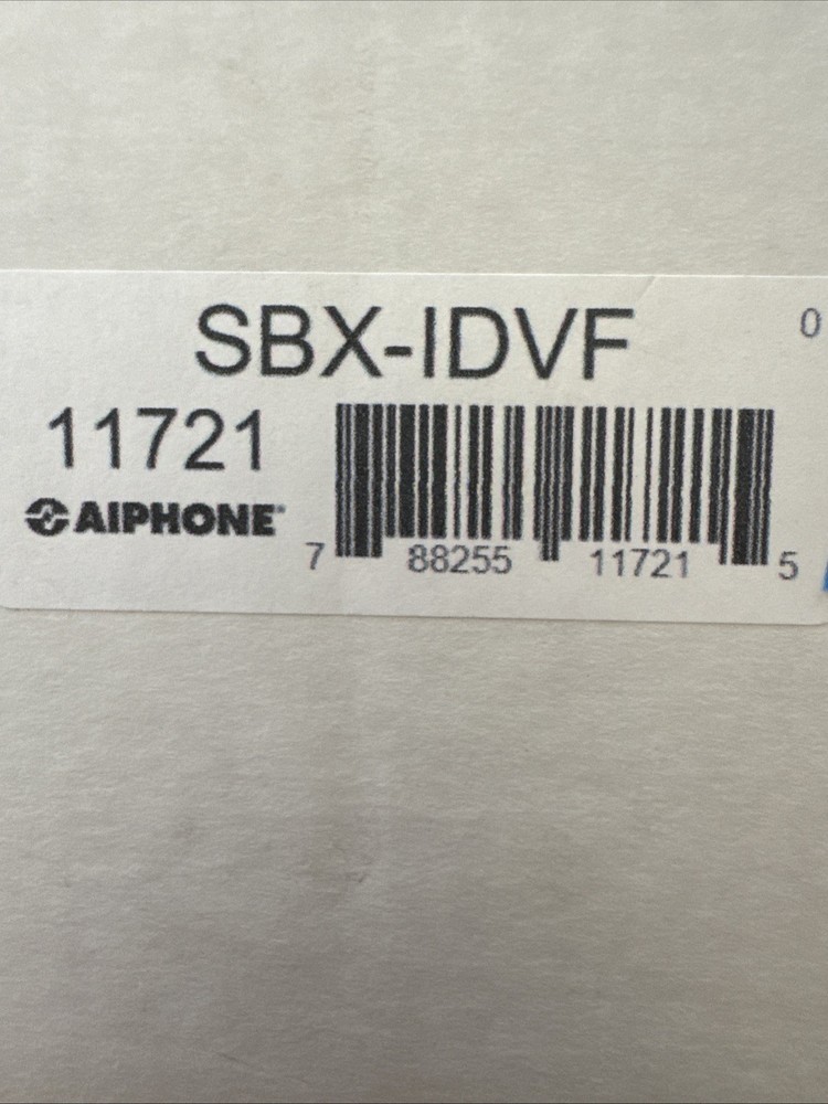 AIPHONE SBX-IDVF 11721 Surface Mount Box, Stainless Steel