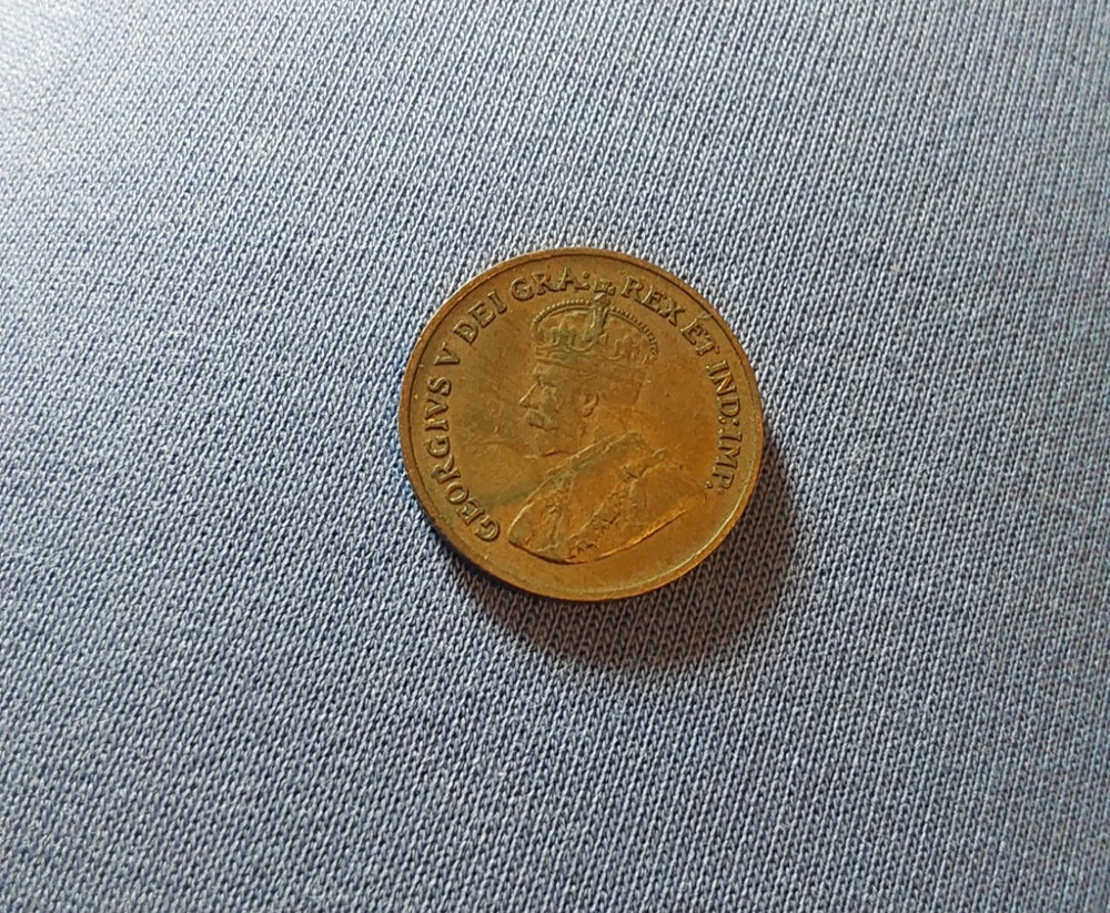 1933 Canada 1 cent coin