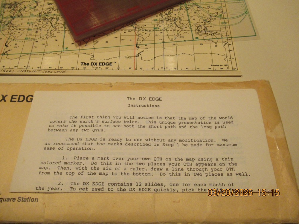 The DX Edge Gray Line Slide Rule Set