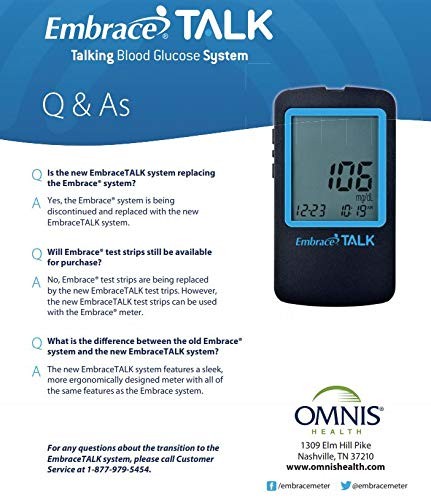 Talk Blood Glucose Meter