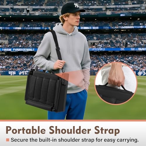 Stadium Seats with Back Support - 180°Adjustable Backrest Stadium Seat with