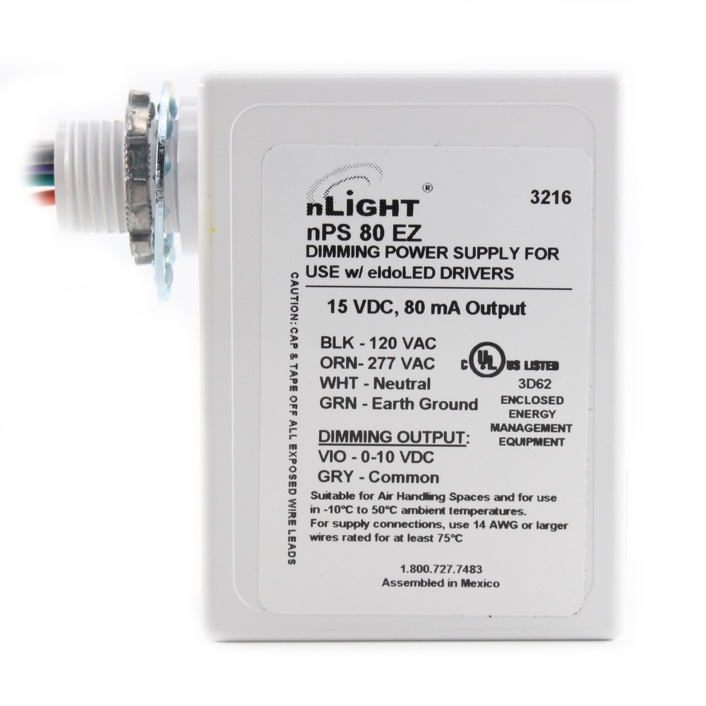 SENSOR SWITCH NPS-80-EZ NLIGHT LED ELDOLED DRIVER CONTROL DIMMING POWER PACK