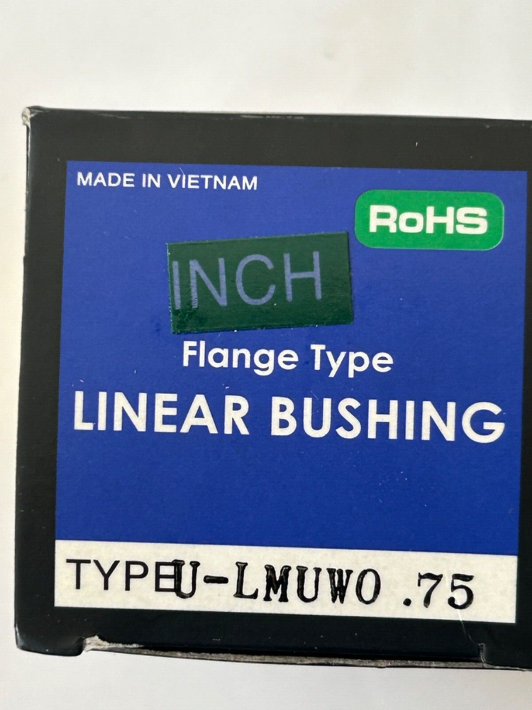 Misumi Straight Type Linear Bushing Type U-LMU0.75, new