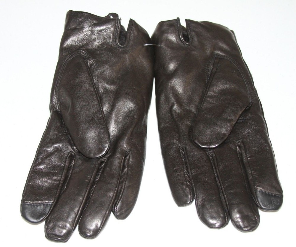 Nordstrom Men's Touchscreen Functionallity Leather Gloves Sz L $90 #20