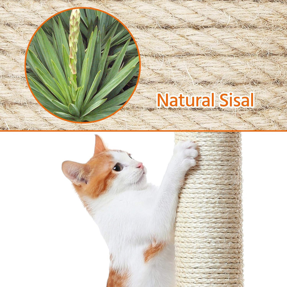 Cat Tree, 67In Large Cat Tower for Indoor Cats, Multi-Level Scratching Post with