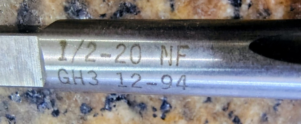 🗽 1/2-20 4 FLUTE TAP