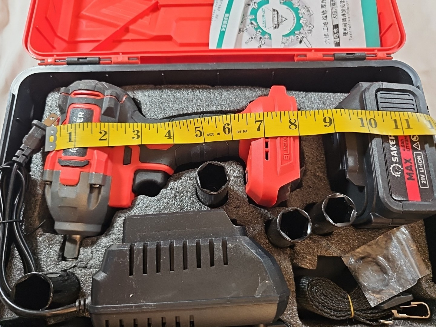 3/4“ Cordless Impact Wrench -21v - Electric Wrench 1/2"