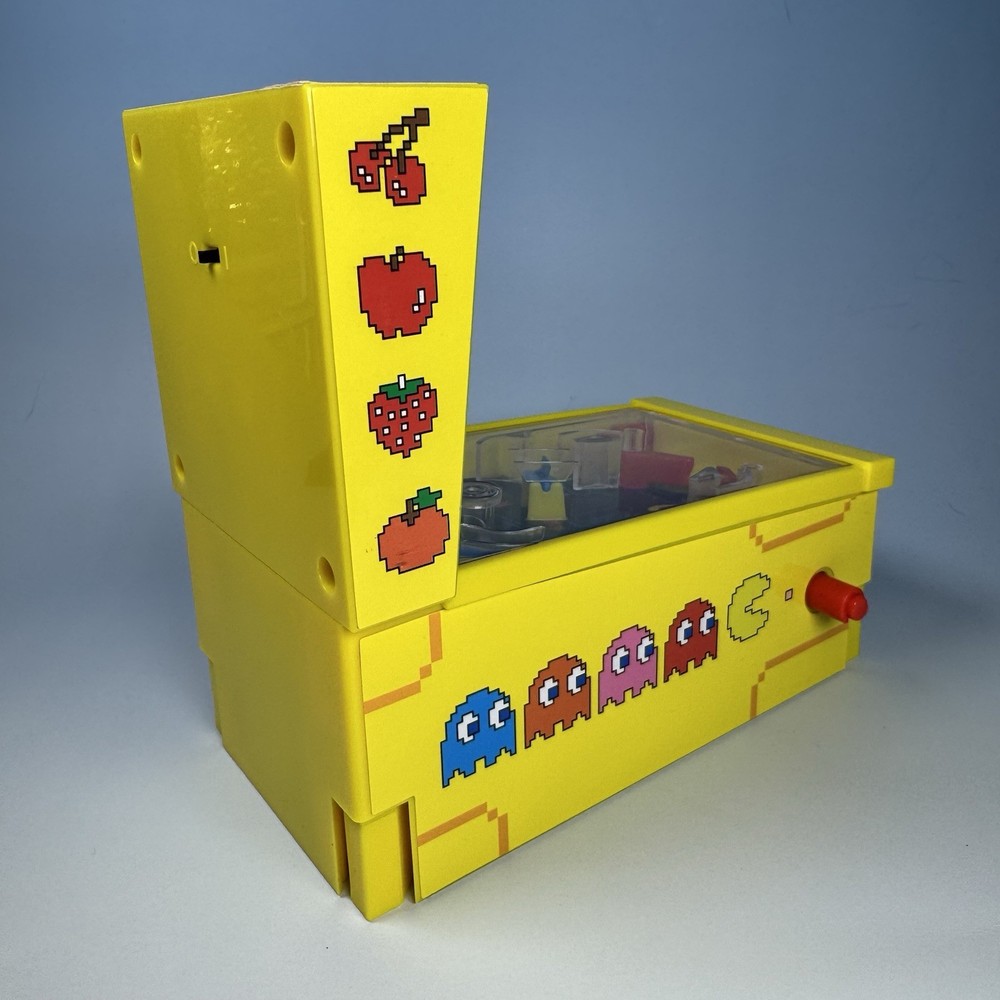 Pac-Man Mini Arcade Pinball Game PM002MS Electronic Tabletop - Tested & Working