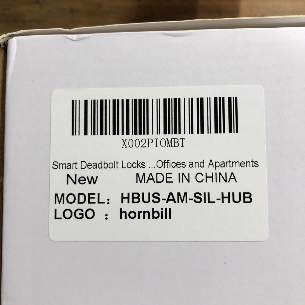 Hornbill Smart Lock HBUS-AM-SIL