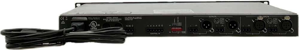 Shure DFR22 Soundplex Audio Processor Feedback Reduction