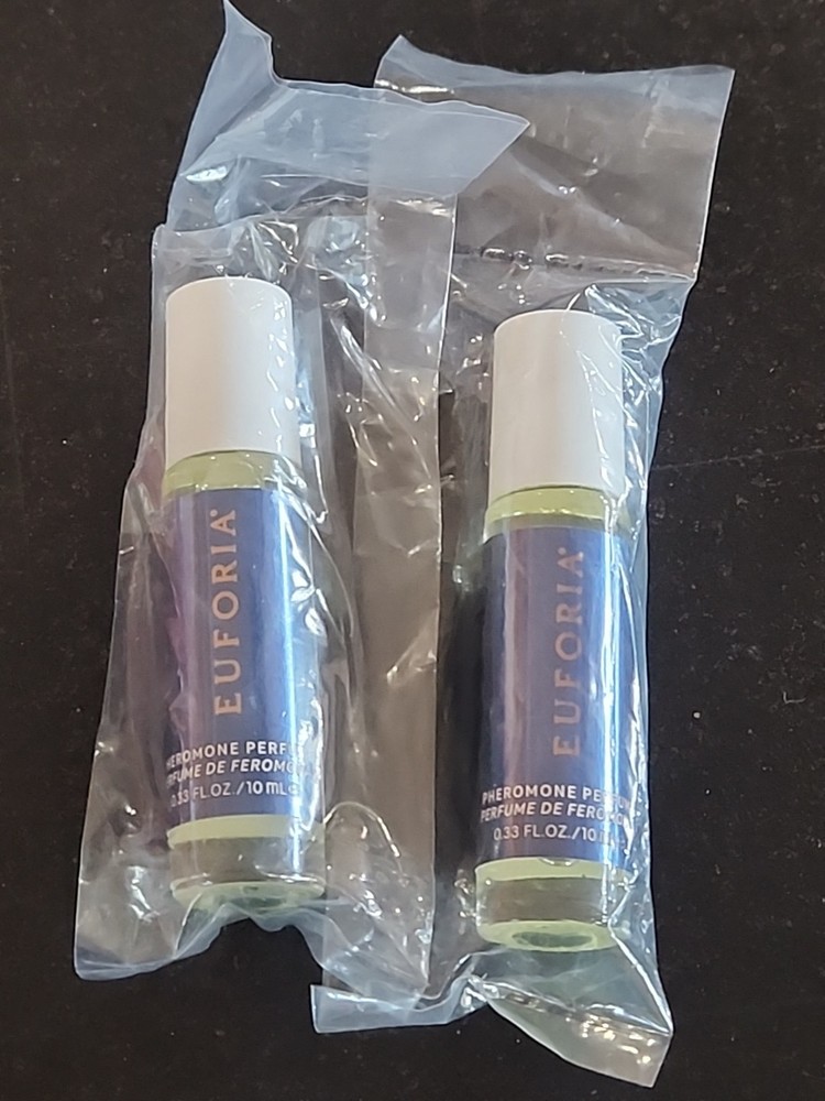 2X !! Pure Romance-EUFORIA- Pheromone Perfume- Fragrance (Basic Instinct) New!!