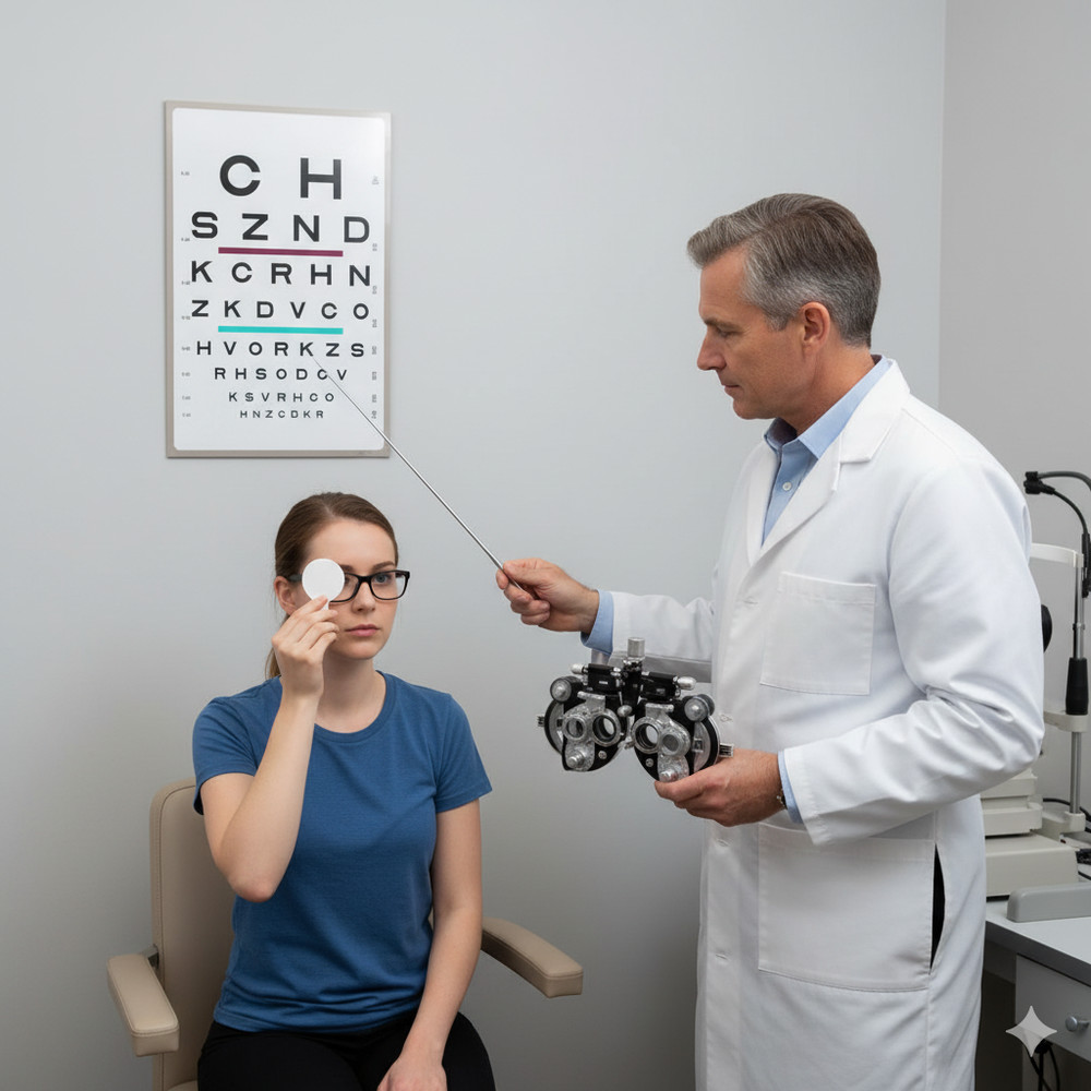 Traditional Sloan Optotype Eye Chart