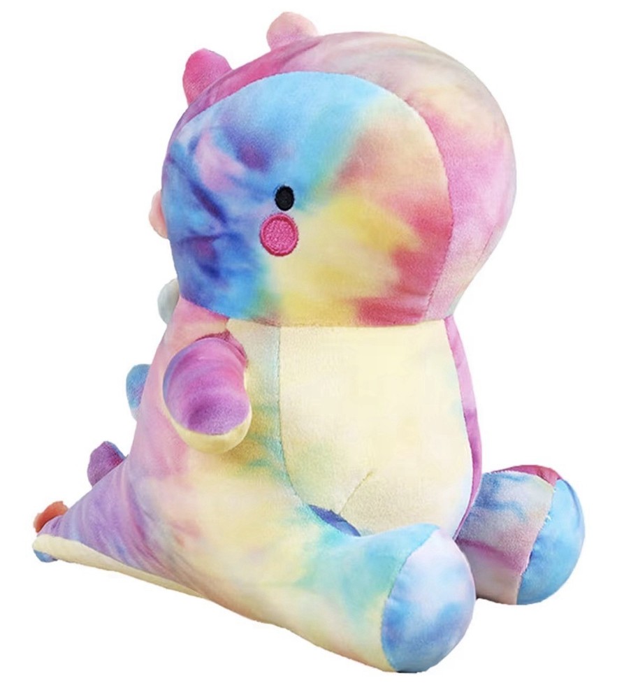 Rainbow Dinosaur Plushie Stuffed Toy Dino