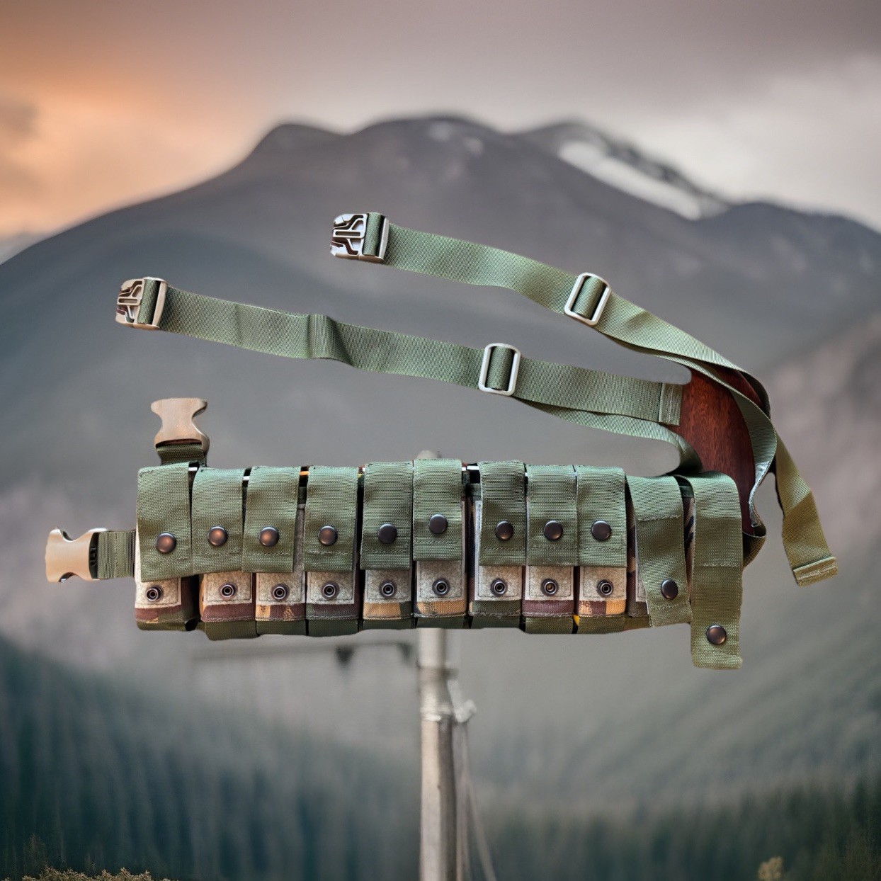 40mm/37mm 11 Round Bandolier British DPM New In Wrap With NSN