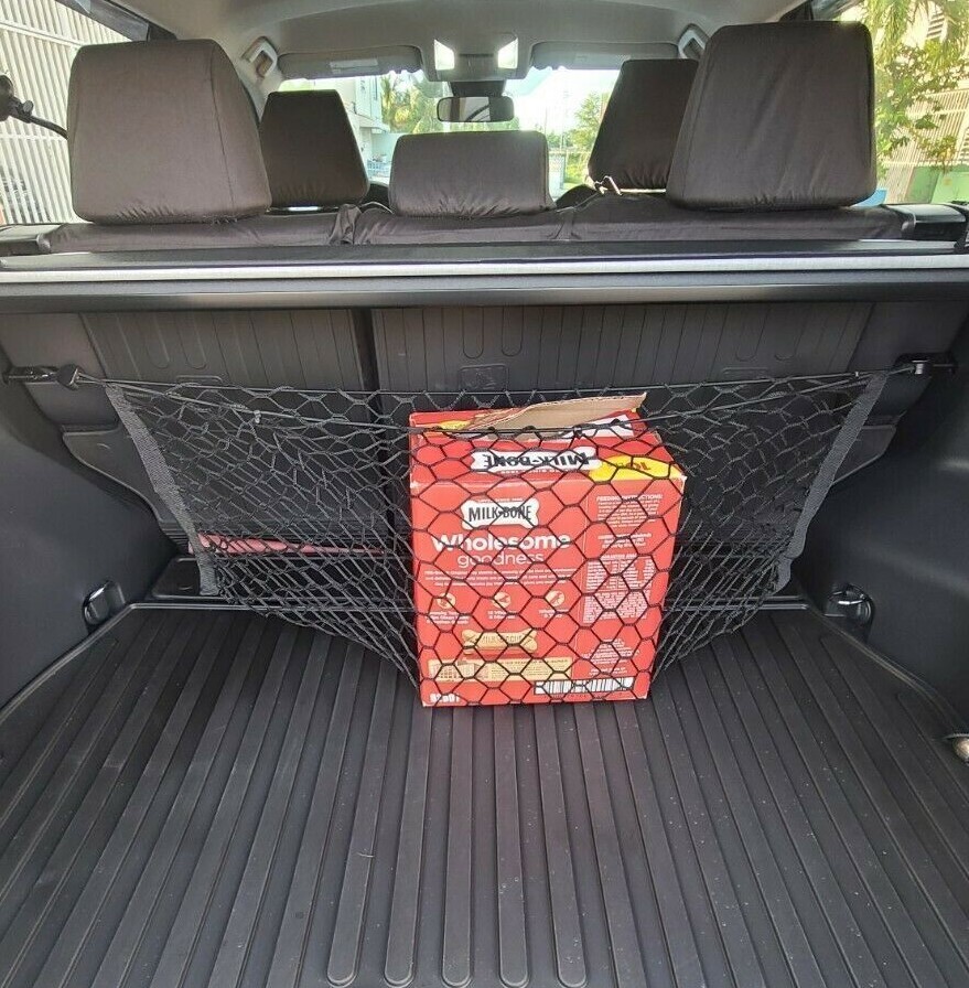 Rear Trunk Envelope Style Mesh Organizer Cargo Net for SUBARU OUTBACK 2000-2009
