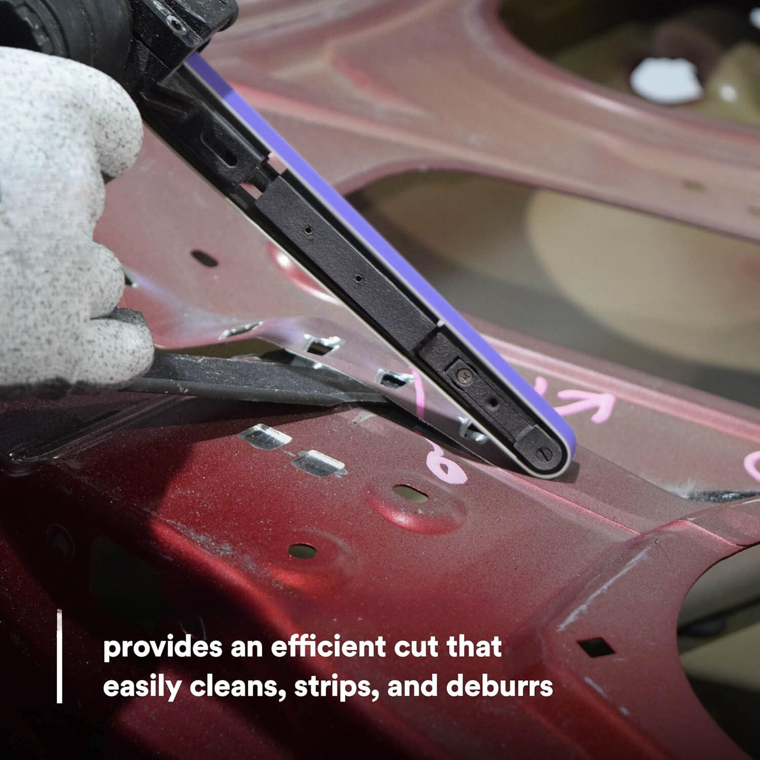 20PCS Purple 1/2" x 18" File Sanding Belts 40-320 Grit Sander Belts for Metal