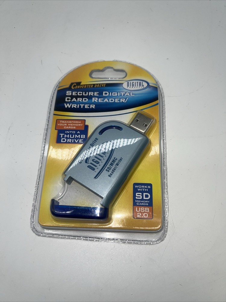 USB 2.0 SD Card Reader/Writer (MAC/PC)