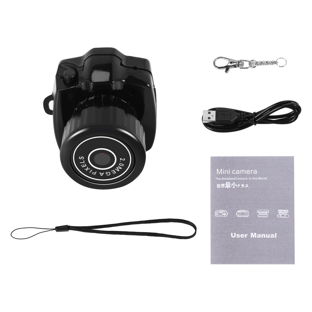 Tiny  Camera  Video Audio Recorder Webcam Y2000 Camcorder Small Security5782