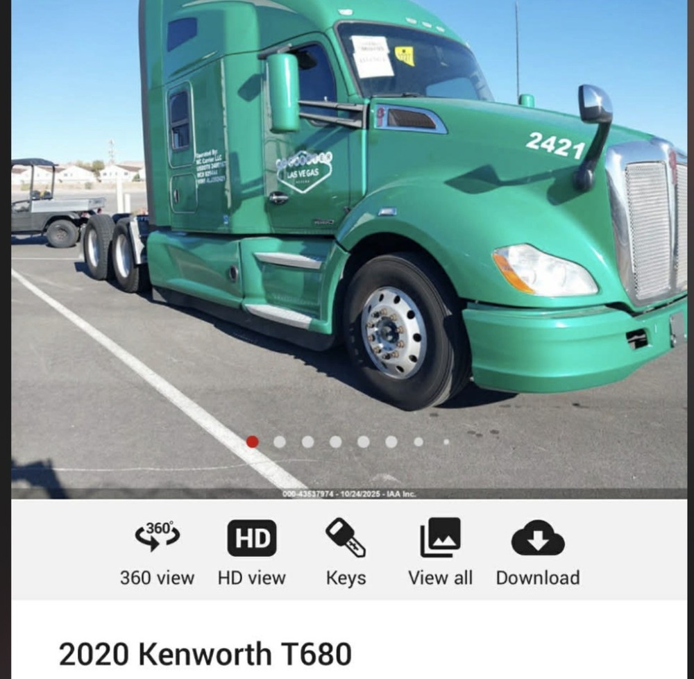 KENWORTH T680  automatic transmission 2020/2021  PACCAR